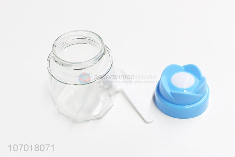 Wholesale 3 Pieces Glass Seasoning Bottle With Plastic Lid