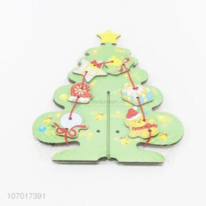 Wholesale price cartoon Christmas tree puzzle toy for kids