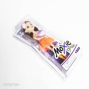 Most popular elegant beautiful plastic girl doll toy