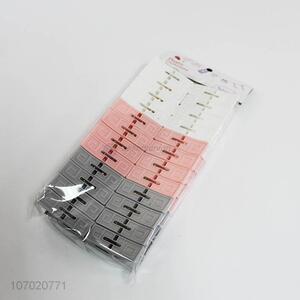 Custom 24 Pieces Plastic Clothespin Cheap Clothes Pegs