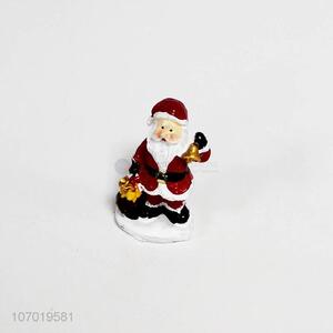 Unique design resin mini santa clause xmas decorative items