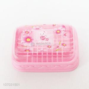 Hot selling delicate plastic soap box soap holder