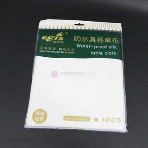 Wholesale square waterproof oil-proof PE silk table cloth