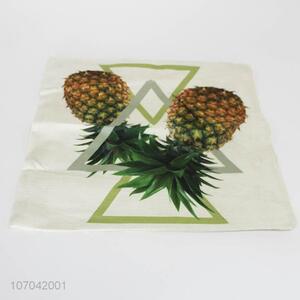 Premium quality pineapple printing sofa bolster pillow case bolster case