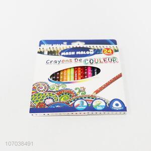 Wholesale Price 24 Colors Pencil Painting Fine Art Colored Pencils