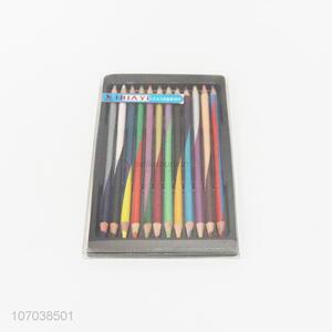 Good Factory Price 12PCS Kids Drawing Wooden Color Pencil