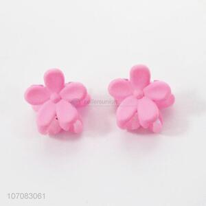 High sales 2 piece flower shape hairpins hair claws for kids