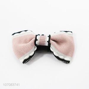 Promotional fashionable elegant fabric bowknot hairpins hair accessories