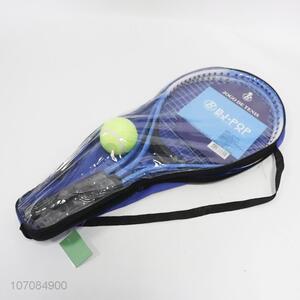 Wholesale portable 2 tennis racket with 1 tennis  for outdoor games