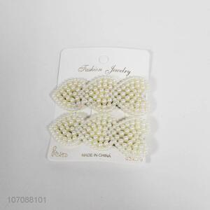 Good Quality 2 Pieces Hair Pin Fashion Beads Hairpin