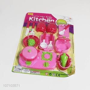 Reasonable price kids pretend play kitchen utensils toys for children