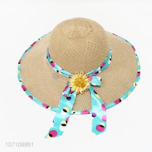 Hot Selling Casual Sunhat Fashion Ladies Beach Hat