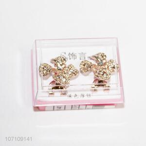 High quality fashionable alloy ear studs ladies earrings