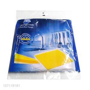 Bottom price extra absorbent kitchen sponge cloth cleaning cloth