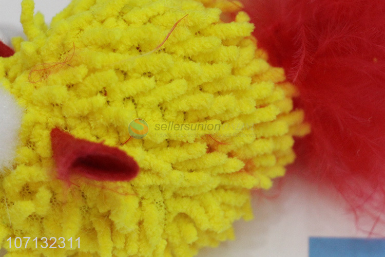 Wholesale Price Handmade Soft Mouse Feather Pet Cat Toy