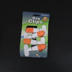 Cheap and good quality 4 pack magnetic bag clips