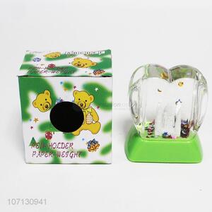 Good quality home ornaments novelty acrylic pen holder paper weight acrylic crafts
