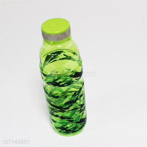 Recent style portable reusable plastic water bottle fashion sports bottle