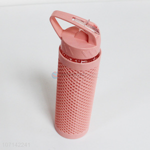 Good Sale Plastic Water Bottle With Straw And Handle