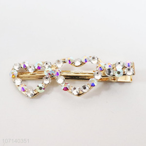 Wholesale heart design women hair clip exquisite headwear