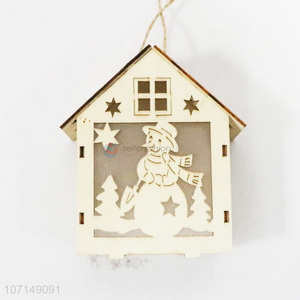 New Design Wooden Decorative Crafts Christmas Hanging Ornament