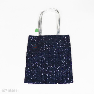 Unique design chic women sequins handbag ladies tote bag