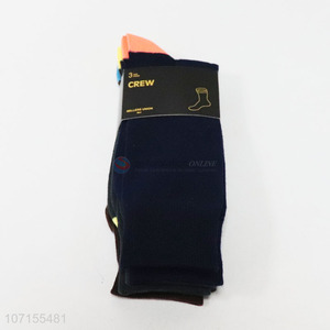 Wholesale 3 Pairs Crew Sock Fashion Man Socks