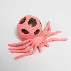 Low price spider shape squeeze ball stress relief toy squishy toys