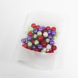 Wholesale Colorful Plastic Pearl Decorative Beads