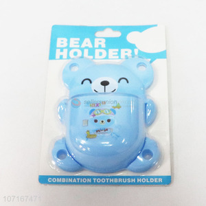 Hot sale new design fancy unique cartoon bear toothbrush holder