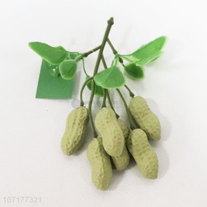 Hotsale fake peanut bunches with leaves artificial peanut decoration