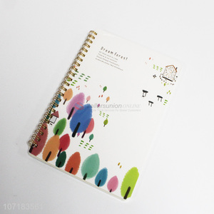 Bulk price dream forest printed spiral notebook school stationery for promotions