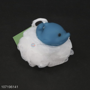 Factory price cartoon elephant design mesh sponge ball shower ball bath ball