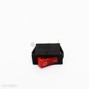 New product waterproof rocker switch with red light 3pin