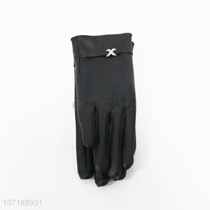 Best Quality PU Leather Gloves For Women