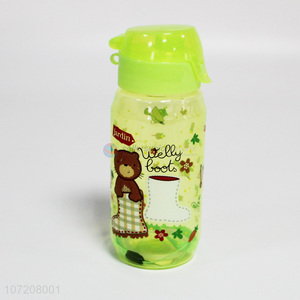 Hot product cartoon pattern plastic water bottle for children