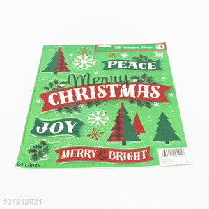 Factory direct sale Christmas Decoration Merry Christmas window stickers