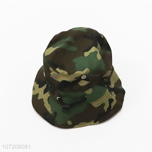 High Quality Camouflage Color Cotton Bucket Hat