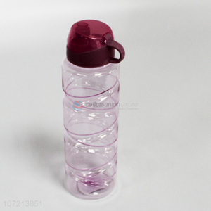 Wholesale price portable plastic water bottle with cup
