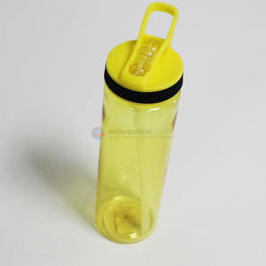 Wholesale Portable Plastic Water Bottle With Straw