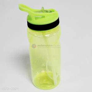 Custom 700ML Colorful Plastic Water Bottle With Straw