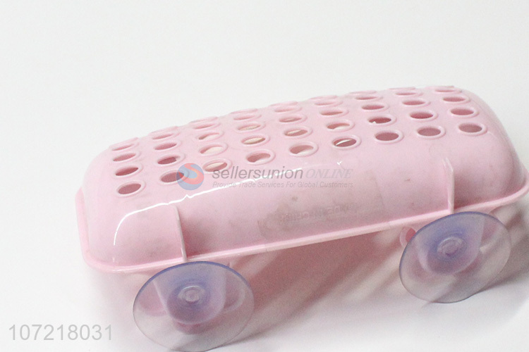 Premium products exquisite plastic soap dish soap box with suction cup