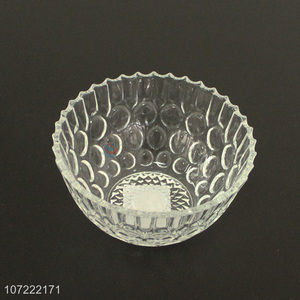 Factory direct sale fashion clear glass bowl food bowls fruit bowls