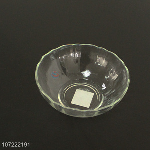 Good quality crystal clear glass bowl salad bowl glass dinnerware