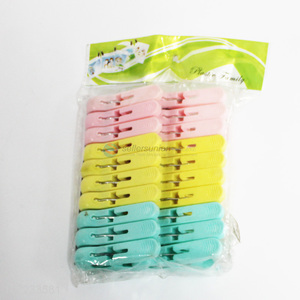 Multipurpose 20pcs plastic clothespin pegs for promotions