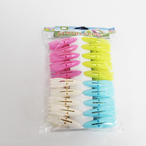 New arrival 20pcs plastic clothes pegs wholesale