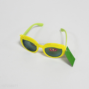 Hot Selling Colorful Plastic Sun Glasses For Children