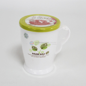 High quality plastic cup with lid domestic drinking cup
