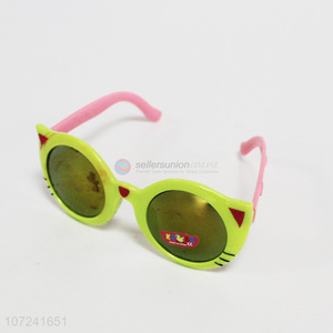New arrival fashion cat's shape children sunglasses for holiday