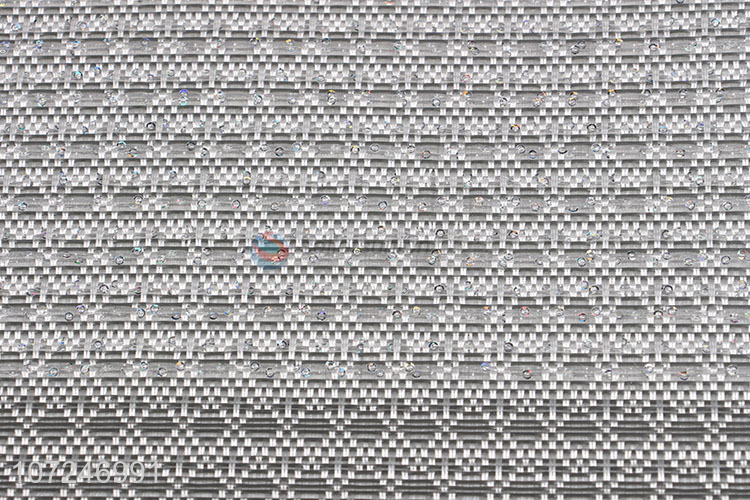 Superior quality sequin pvc placemat fashion pvc dinner mat